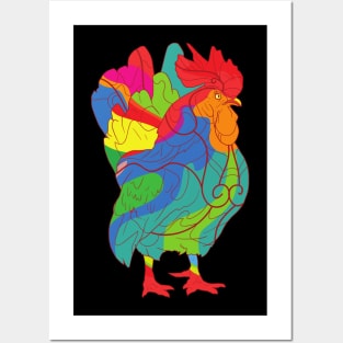 Rooster Posters and Art